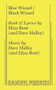Blue Wizard / Black Wizard by Dave Malloy, Eliza Bent, 9780573704963