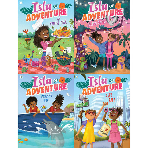 The Isla of Adventure Collected Set #2 (The Critter Café; Island Snow; Marina's Turf; City Pals) by Dela Costa, Ana Sebastián, 9781665973045
