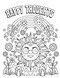 Peace, Love, and Coloring Book for Adults and Teens (Over 35 Pages to Color) by Editors of Thunder Bay Press, 9781667209043