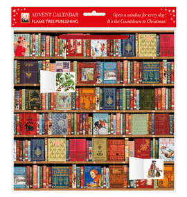 Bodleian Libraries: Christmas Bookshelves Advent Calendar (with stickers) by Flame Tree Studio, 9781804175170