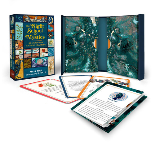 The Night School for Mystics (50 Cards for Magical Learning) by Maia Toll, Khoa Le, 9780762486113
