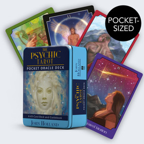 The Psychic Tarot Pocket Oracle Deck (A 65-Card Deck and Guidebook) by John Holland, 9781401993863