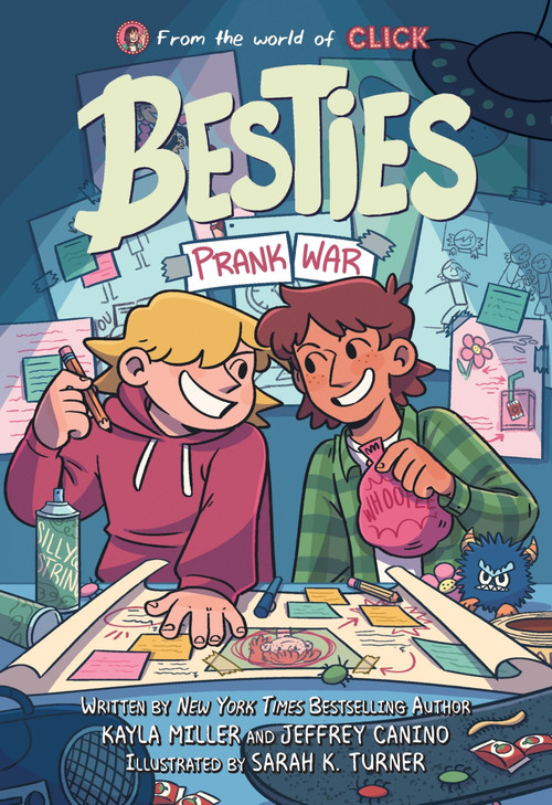 Besties: Prank War - 9780063285590 by Kayla Miller, Jeffrey Canino, Sarah K. Turner, 9780063285590