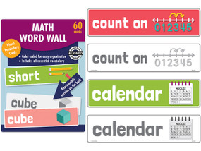 Math Word Wall, Grade K by Carson Dellosa Education, 9781483853079
