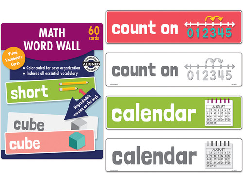 Math Word Wall, Grade K by Carson Dellosa Education, 9781483853079