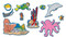 Ocean Bulletin Board Set by Carson-Dellosa Publishing, 9781594419508