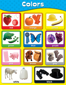 Colors Chart by Carson Dellosa Education, 9781604180909