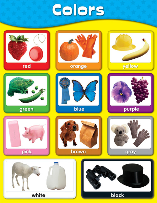 Colors Chart by Carson Dellosa Education, 9781604180909