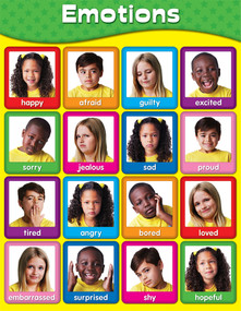 Emotions Chart by Carson Dellosa Education, 9781604180916