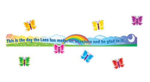This Is the Day Mini Bulletin Board Set by Carson Dellosa Education, 9781604181074