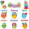 Colorful Owls Birthday Bulletin Board Set by Carson Dellosa Education, 9781624420351