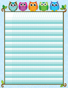 Colorful Owls Incentive Chart by Carson Dellosa Education, 9781624420498