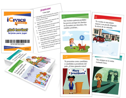 iCivics: ¿Qué harías? Game Cards (Spanish Edition) by Multiple Authors, 9781087623290