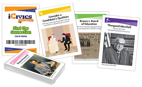 iCivics: Find the Connection Game Cards by Multiple Authors, 9781087632582