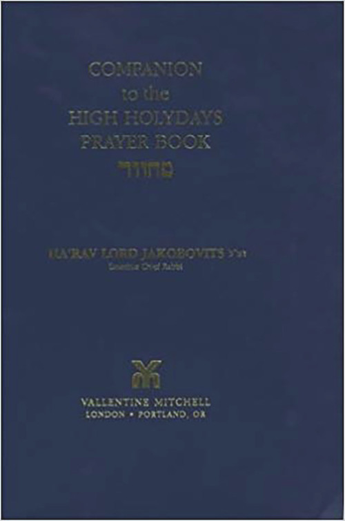 Companion to the High Holydays Prayer Book by Ha'rav Jakobovits, 9780853034346