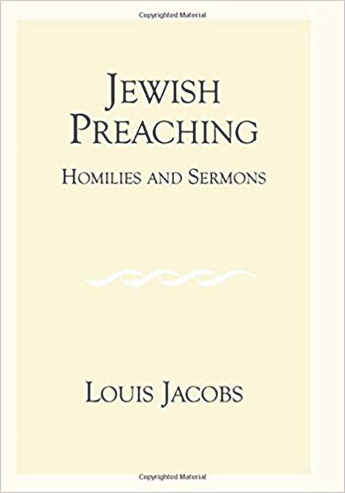 Jewish Preaching (Homilies and Sermons) by Louis Jacobs, 9780853035619