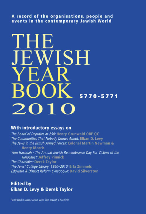 The Jewish Year Book 2010 by Elkan Levy, Derek J. Taylor, 9780853039013