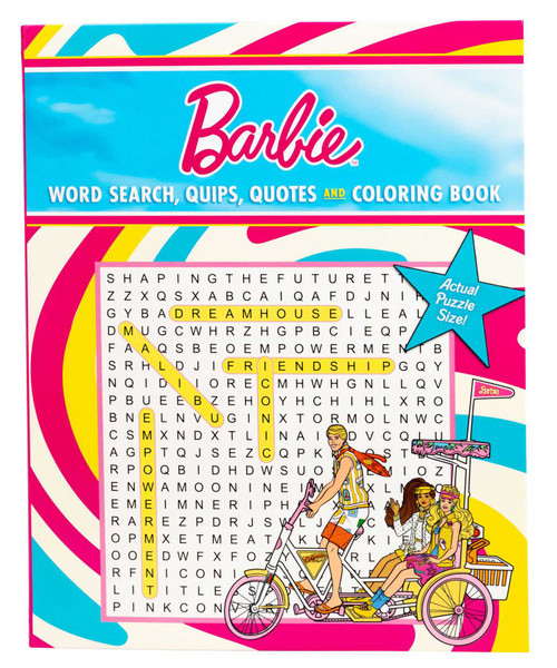 Barbie Word Search, Quips, Quotes, and Coloring Book by Editors of Thunder Bay Press, 9781667208039