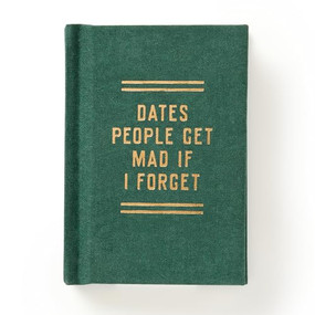 Dates People Get Mad If I Forget Tiny Diary by Brass Brass Monkey, 9780735384170