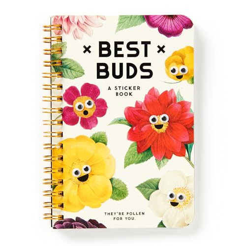 Best Buds Googly Sticker Book by Brass Brass Monkey, 9780735384255