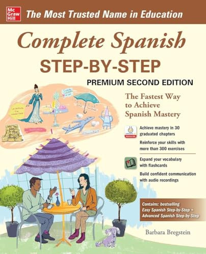 Complete Spanish Step-by-Step, Premium Second Edition by Barbara Bregstein, 9781260463132