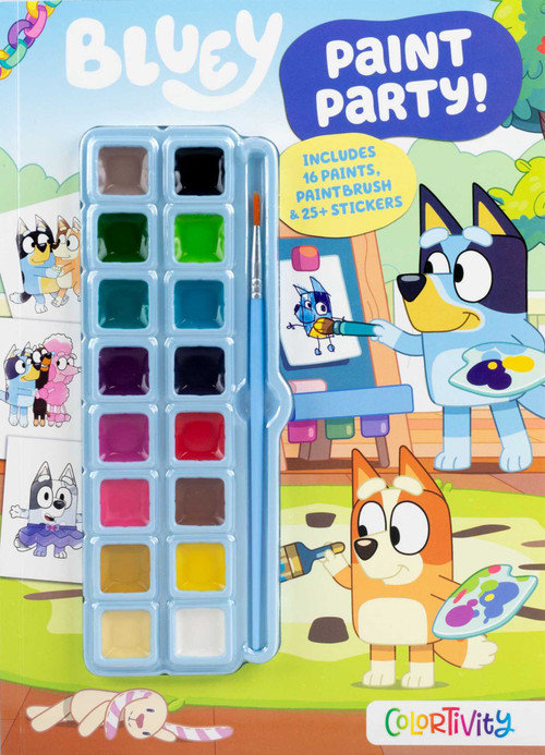 Bluey Colortivity: Paint Party! by Editors of Studio Fun International, 9780794452704