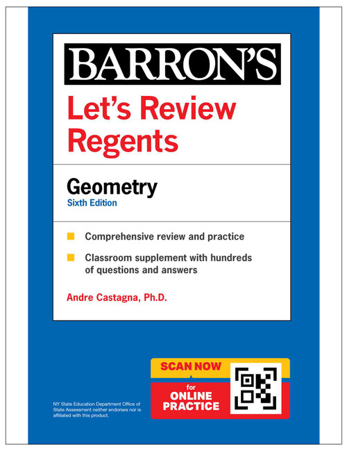 Let's Review Regents: Geometry, Sixth Edition by Andre, Ph.D. Castagna, 9781506296470