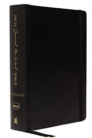 NKJV, Journal the Word Bible, Large Print, Hardcover, Black, Red Letter (Reflect, Journal, or Create Art Next to Your Favorite Verses) by Thomas Nelson, 9780718090838