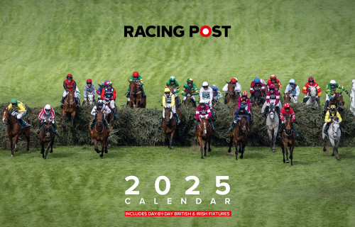 Racing Post Desk Calendar 2025 by David Dew, 9781839501555
