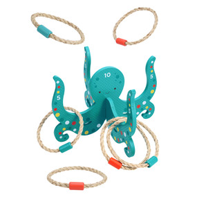 Happy Octopus Wooden Hoopla by Petit Collage, 9781797234847