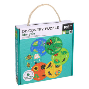 Discovery Puzzle: Life Cycle (Bilingual Edition) by Petit Collage, 9781797234854
