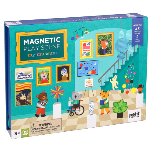 My Museum Magnetic Play Scene by Petit Collage, 9781797234892