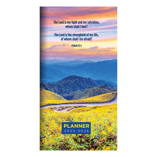 2025-2026 Bible Verse Small Monthly Pocket Planner, 9798889611561