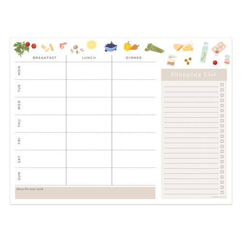 Everyday Essentials Meals & Grocery Planning Pad (9798889613169)