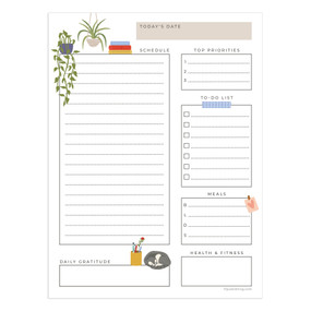 Everyday Daily Task Pad, 9798889613183