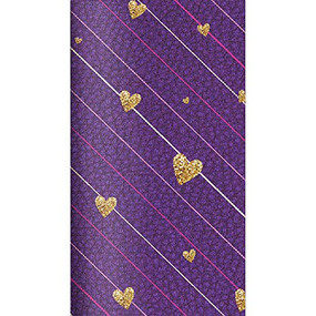 Violet & Gold Hearts Jotter, 9781683759027