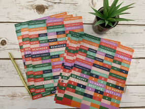 Mega Sticker Pack-8 sheets, 768 Stickers, 9781646668199