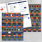 Blue & Orange Sticker Pack, 9798889612278