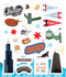 500 Stickers: Chicago by duopress labs, 9781464218996