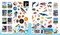 1,000 Stickers: USA by duopress labs, 9781464219009