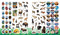1,000 Stickers: USA by duopress labs, 9781464219009