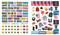 1,000 Stickers: USA by duopress labs, 9781464219009