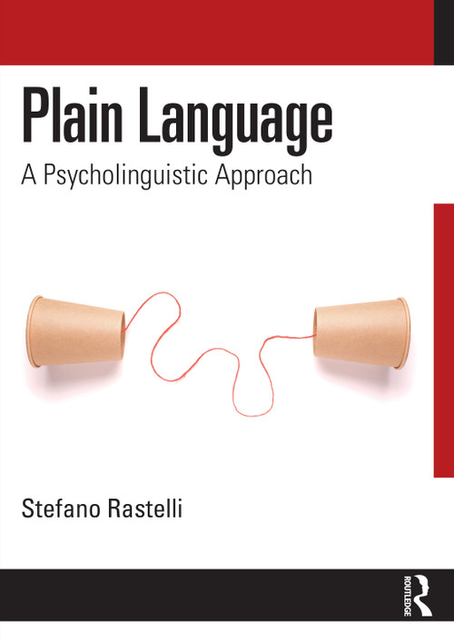 Plain Language (A Psycholinguistic Approach) by Stefano Rastelli, 9781032794914