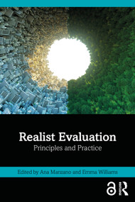 Realist Evaluation (Principles and Practice) by Ana Manzano, Emma Williams, 9781032599779