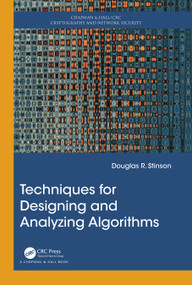 Techniques for Designing and Analyzing Algorithms by Douglas R. Stinson, 9781032024103