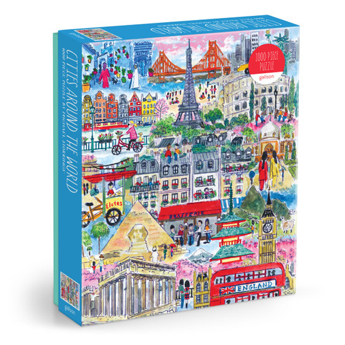 Michael Storrings Cities Around the World 1000 Piece Puzzle by Galison, Michael Storrings, 9780735383555