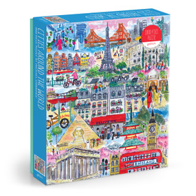 Michael Storrings Cities Around the World 1000 Piece Puzzle by Galison, Michael Storrings, 9780735383555