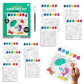 Under the Sea Painting Kit by Mudpuppy, Katie Wood, 9780735383883