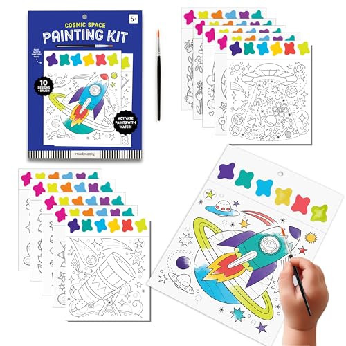 Cosmic Space Painting Kit by Mudpuppy, Anni Betts, 9780735383890