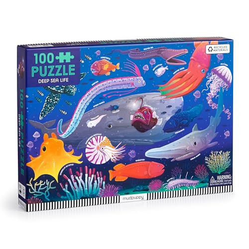 Deep Sea 100 Piece Puzzle by Mudpuppy, Steve James, 9780735383913